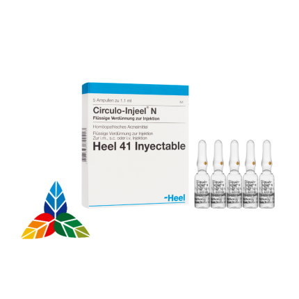 CIRCULO INJEEL  X 5 ampollas 1.1 ml Heel