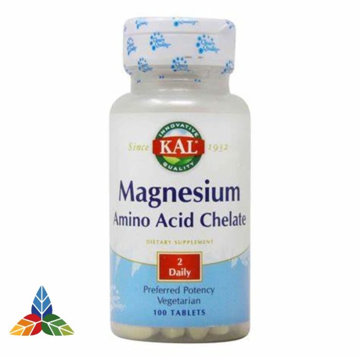 Magnesium Chelated 220mg x100CAP