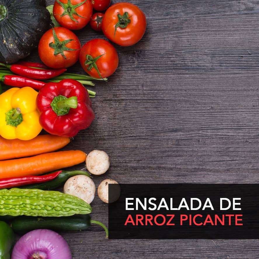 ensalada de arroz picante