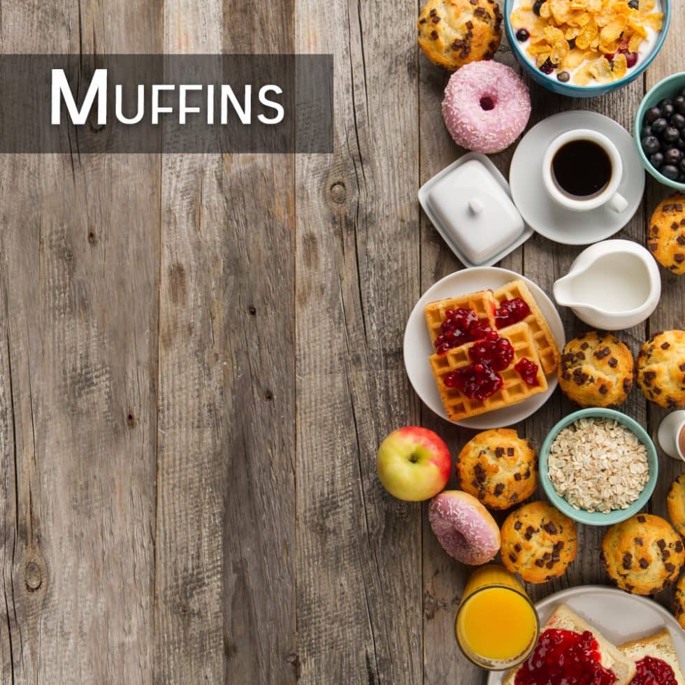 Receta de muffins